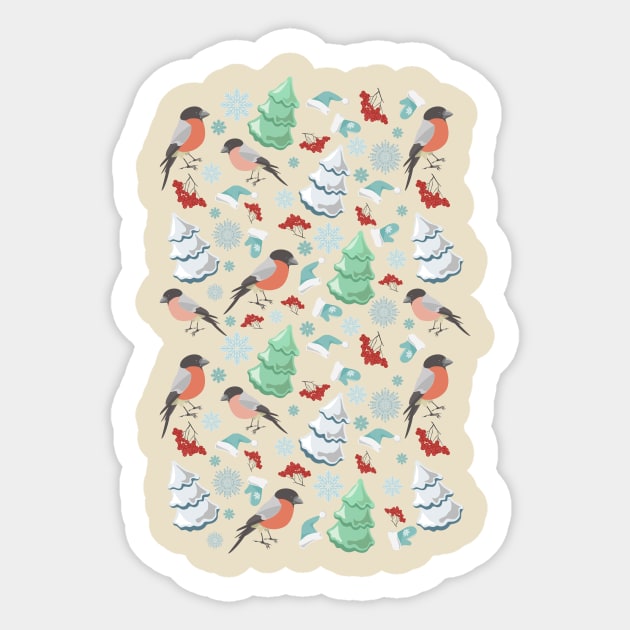 Birds Sticker by JuliaBadeeva